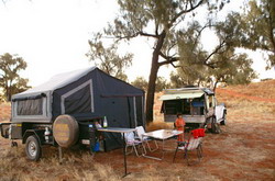 Bivouac pr�s de Kings Canyon
