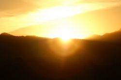 couche de soleil sur kaimai