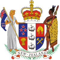Coat of Arms de Nouvelle-Z&eacute;lande - Blason NZ